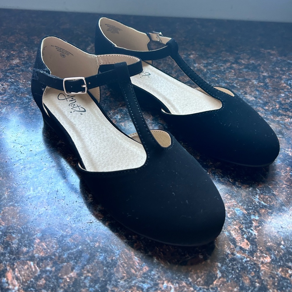 Black Dress Shoe TStrap